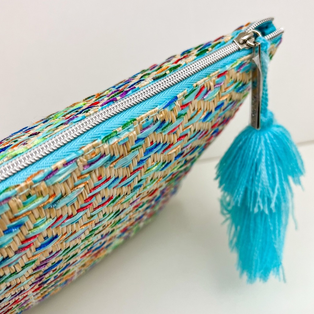 NWT • Raffia Pouch - Picture 7 of 9